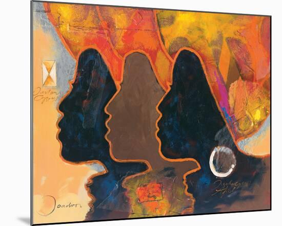 Black Triplets-Joadoor-Mounted Art Print