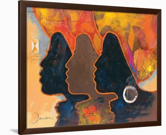 Black Triplets-Joadoor-Framed Art Print