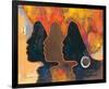 Black Triplets-Joadoor-Framed Art Print