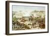 Black Troops of the 54th Massachusetts Regiment at the Battle of Olustee, Florida, 1864-null-Framed Giclee Print