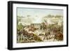 Black Troops of the 54th Massachusetts Regiment at the Battle of Olustee, Florida, 1864-null-Framed Giclee Print