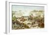 Black Troops of the 54th Massachusetts Regiment at the Battle of Olustee, Florida, 1864-null-Framed Giclee Print