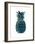 Black Tropical Pineapple-Amanda Greenwood-Framed Art Print