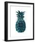 Black Tropical Pineapple-Amanda Greenwood-Framed Art Print
