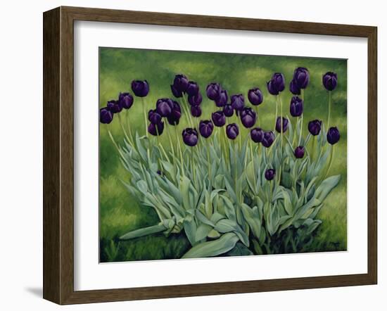 Black Tulips, 2002-Peter Breeden-Framed Giclee Print