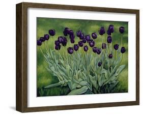 Black Tulips, 2002-Peter Breeden-Framed Giclee Print