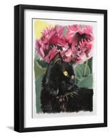 Black Tulips-Anne Robinson-Framed Giclee Print