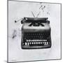 Black Typewriter-JB Hall-Mounted Premium Giclee Print