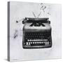 Black Typewriter-JB Hall-Stretched Canvas