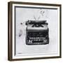 Black Typewriter-JB Hall-Framed Giclee Print