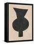 Black Vase Artwork-Elena Ristova-Framed Stretched Canvas