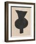 Black Vase Artwork-Elena Ristova-Framed Giclee Print