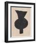 Black Vase Artwork-Elena Ristova-Framed Giclee Print