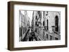 Black Venice - Fondamenta de l'Agnella-Philippe HUGONNARD-Framed Photographic Print