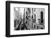 Black Venice - Fondamenta de l'Agnella-Philippe HUGONNARD-Framed Photographic Print