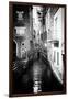 Black Venice - Old Venetian Street-Philippe HUGONNARD-Framed Photographic Print