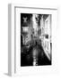 Black Venice - Old Venetian Street-Philippe HUGONNARD-Framed Photographic Print