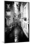Black Venice - Old Venetian Street-Philippe HUGONNARD-Mounted Photographic Print