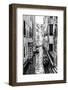 Black Venice - Venetian Canal-Philippe HUGONNARD-Framed Photographic Print