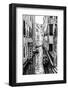 Black Venice - Venetian Canal-Philippe HUGONNARD-Framed Photographic Print