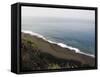 Black Volcanic Sand Beach at Sao Filipe, Fogo (Fire), Cape Verde Islands, Atlantic Ocean, Africa-Robert Harding-Framed Stretched Canvas