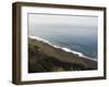 Black Volcanic Sand Beach at Sao Filipe, Fogo (Fire), Cape Verde Islands, Atlantic Ocean, Africa-Robert Harding-Framed Photographic Print