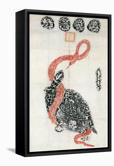 Black Warrior of the North (Beifang Xuanwu)-Daozi Wu-Framed Stretched Canvas