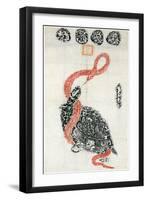 Black Warrior of the North (Beifang Xuanwu)-Daozi Wu-Framed Giclee Print