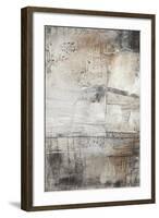 Black, White & Bronze I-Jennifer Goldberger-Framed Art Print