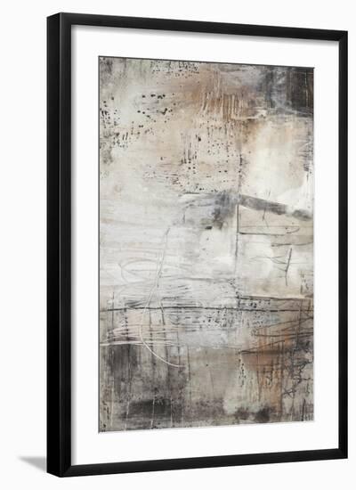Black, White & Bronze I-Jennifer Goldberger-Framed Art Print