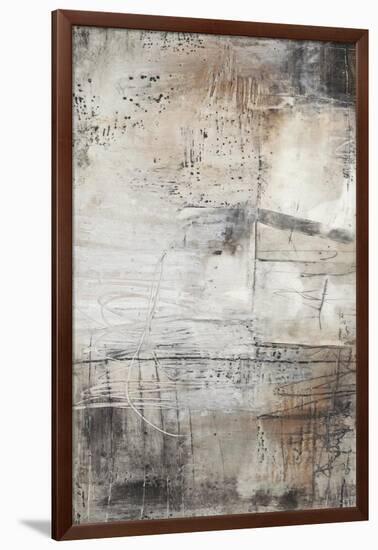 Black, White & Bronze I-Jennifer Goldberger-Framed Art Print