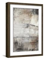 Black, White & Bronze I-Jennifer Goldberger-Framed Art Print