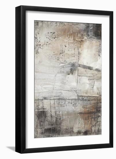 Black, White & Bronze I-Jennifer Goldberger-Framed Art Print