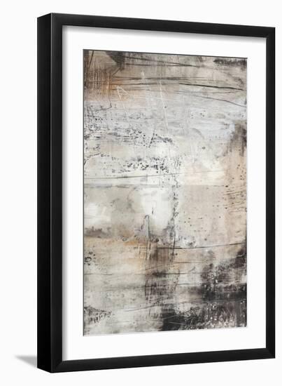 Black, White & Bronze II-Jennifer Goldberger-Framed Art Print