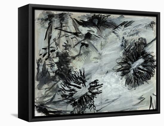 Black & White Chinois I-null-Framed Stretched Canvas