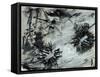 Black & White Chinois I-null-Framed Stretched Canvas