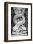 Black & White Fountain Detail I-Laura DeNardo-Framed Photographic Print