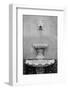 Black & White Fountains I-Laura DeNardo-Framed Photographic Print