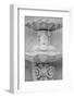 Black & White Fountains II-Laura DeNardo-Framed Photographic Print