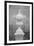 Black & White Fountains III-Laura DeNardo-Framed Photographic Print