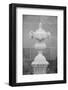 Black & White Fountains III-Laura DeNardo-Framed Photographic Print