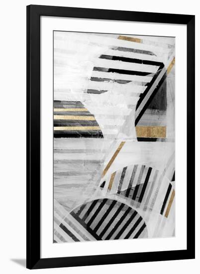 Black White Gold I-null-Framed Art Print