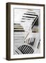 Black White Gold I-null-Framed Art Print