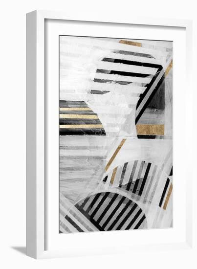 Black White Gold I-null-Framed Art Print