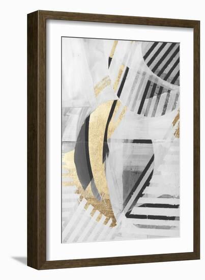 Black White Gold II-null-Framed Art Print