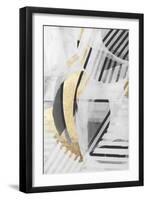 Black White Gold II-null-Framed Art Print