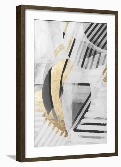 Black White Gold II-null-Framed Art Print