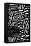 Black & White Marking 2-null-Framed Stretched Canvas