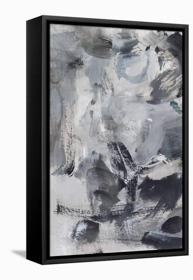 Black & White Mix I-Christina Long-Framed Stretched Canvas