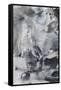 Black & White Mix I-Christina Long-Framed Stretched Canvas